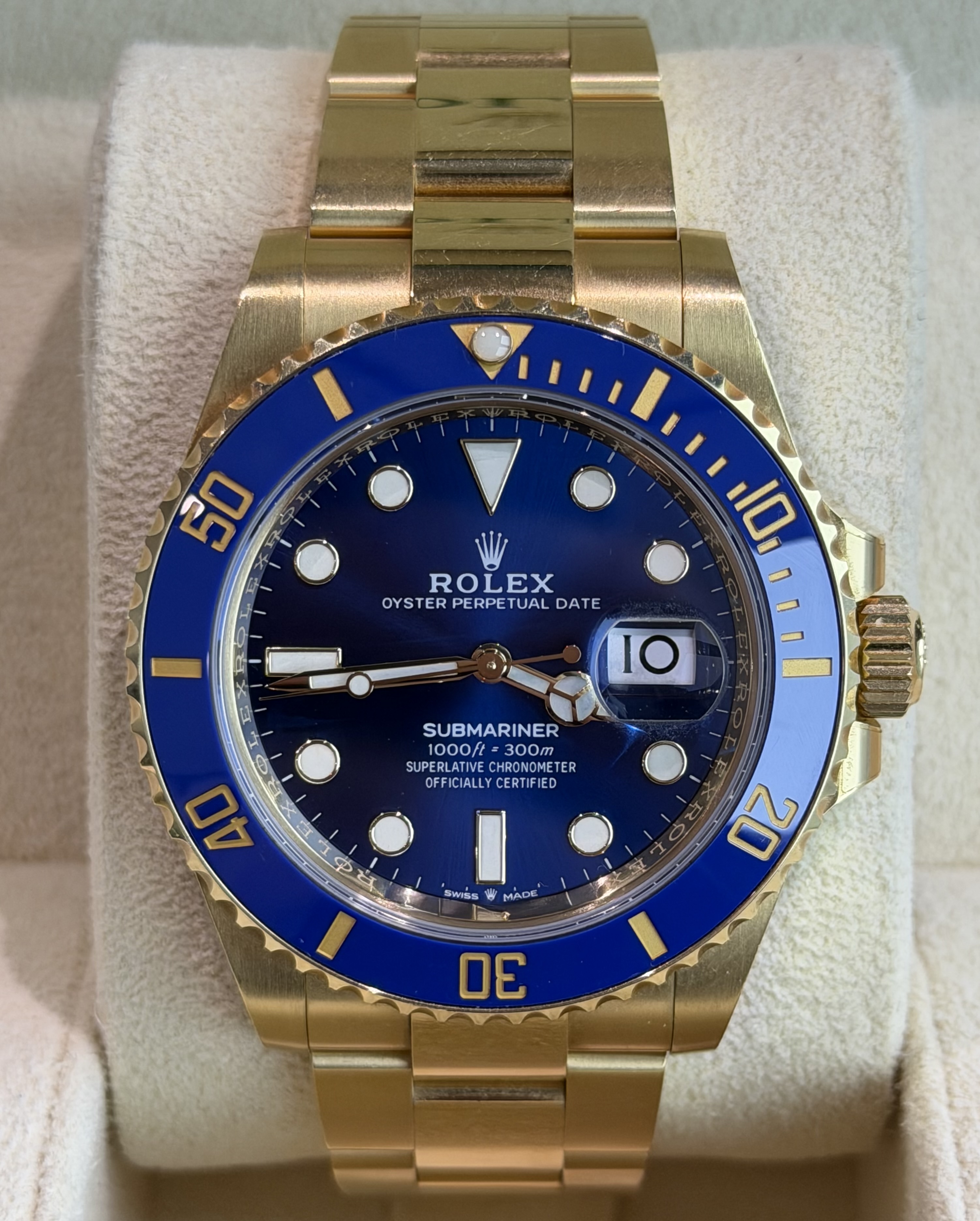 Rolex Submariner Date Yellow Gold Bluesy